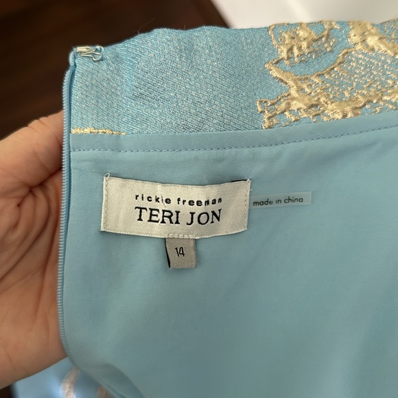 Teri Jon Blue Dress - Picture 12 of 13